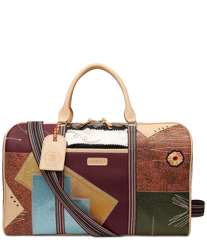 Consuela Max Patchwork Weekender Messenger Bag