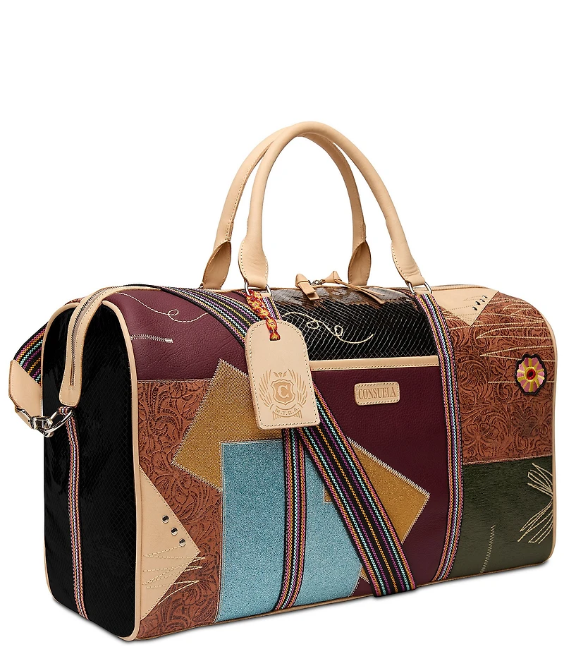 Consuela Max Patchwork Weekender Messenger Bag