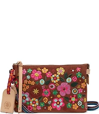 Consuela Midtown Sienna Suede Crossbody Bag