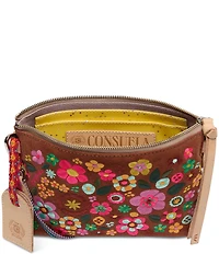 Consuela Midtown Sienna Suede Crossbody Bag