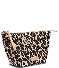 Consuela Mona Leopard Large Cosmetic Tool Kit Pouch