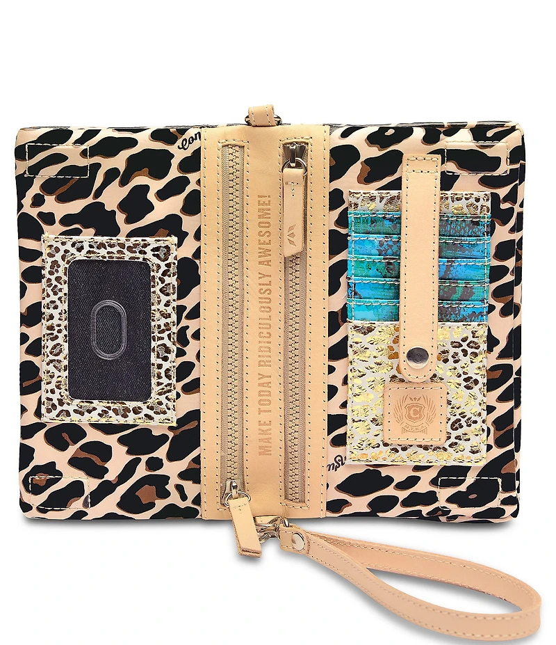 Consuela Mona Leopard Uptown Crossbody Bag