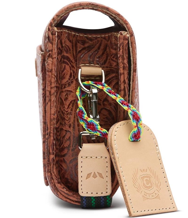 Consuela On The Town Sally Tooled Leather Crossbody Bag