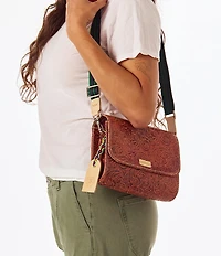 Consuela On The Town Sally Tooled Leather Crossbody Bag