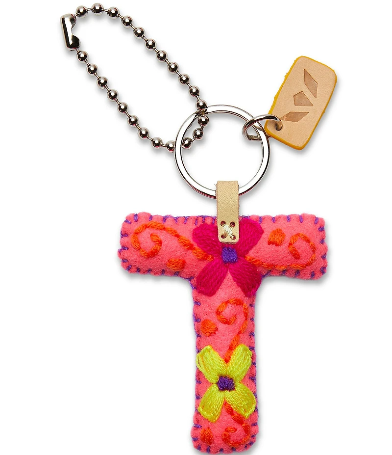 Consuela Pink Felt Alphabet Charm