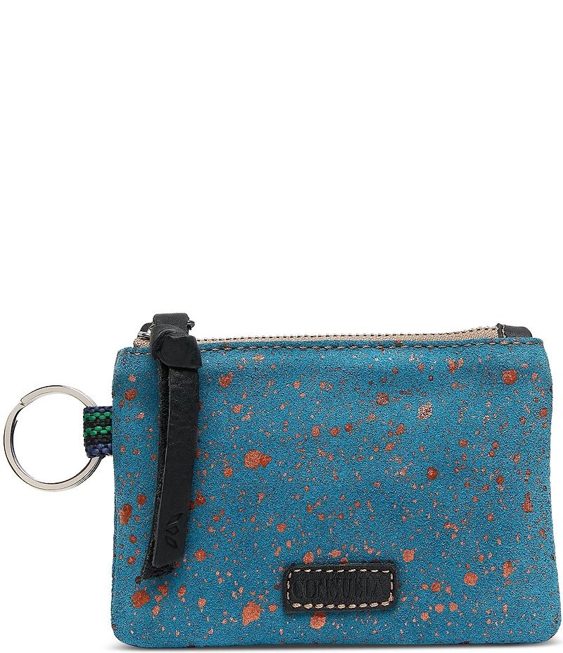 Consuela Pouch Nilo Splatter Card Pouch Keychain