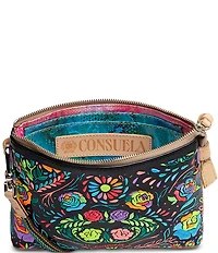 Consuela Rita Midtown Neon Floral Embroidered Crossbody Bag