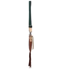 Consuela Sally Mini Explorer Tooled Leather Fringe Crossbody Bag