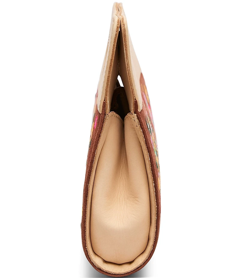 Consuela Sienna Suede Super Clutch