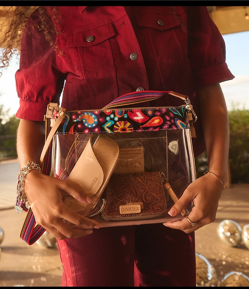 Consuela Sophie Clear Downtown Consuela Cloth Crossbody Bag