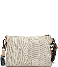 Consuela Thunderbird Midtown Embossed Snake Crossbody Bag