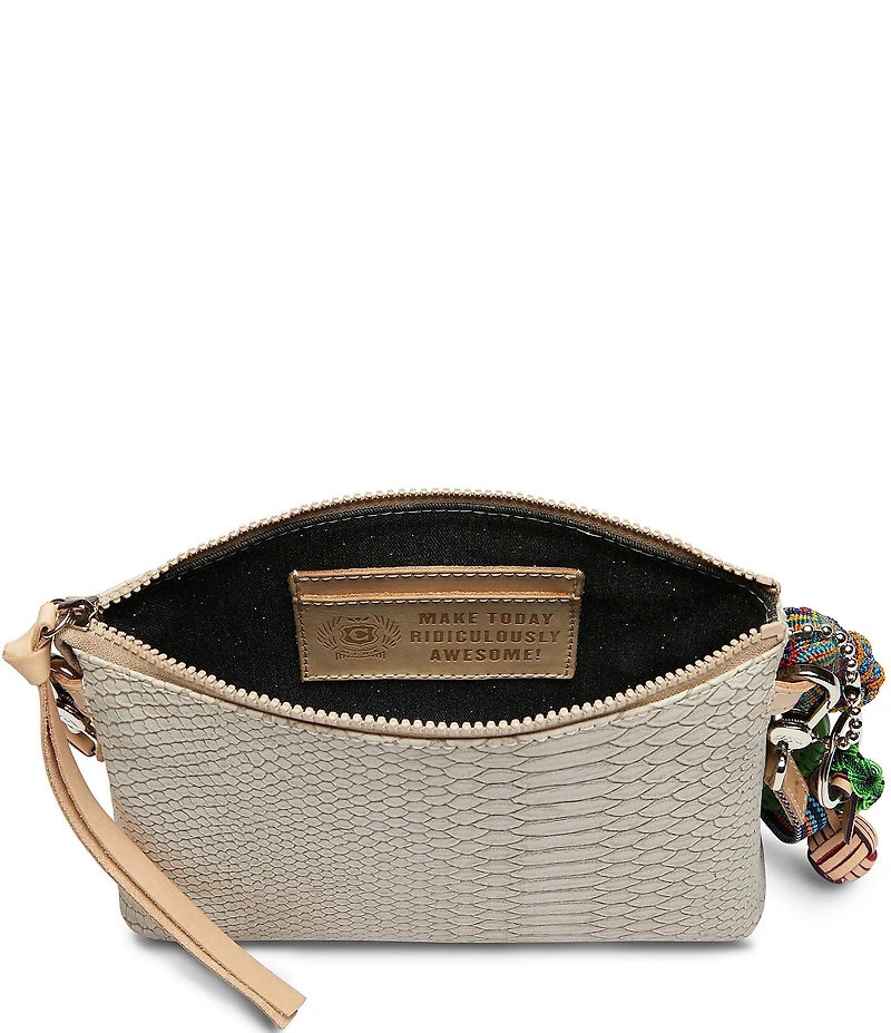 Consuela Thunderbird Midtown Embossed Snake Crossbody Bag