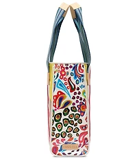 Consuela Tilted Multicolored Glitter Patchwork Classic Tote Bag
