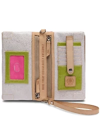 Consuela Tilted Uptown Multicolored Glitter Patchwork Crossbody Bag
