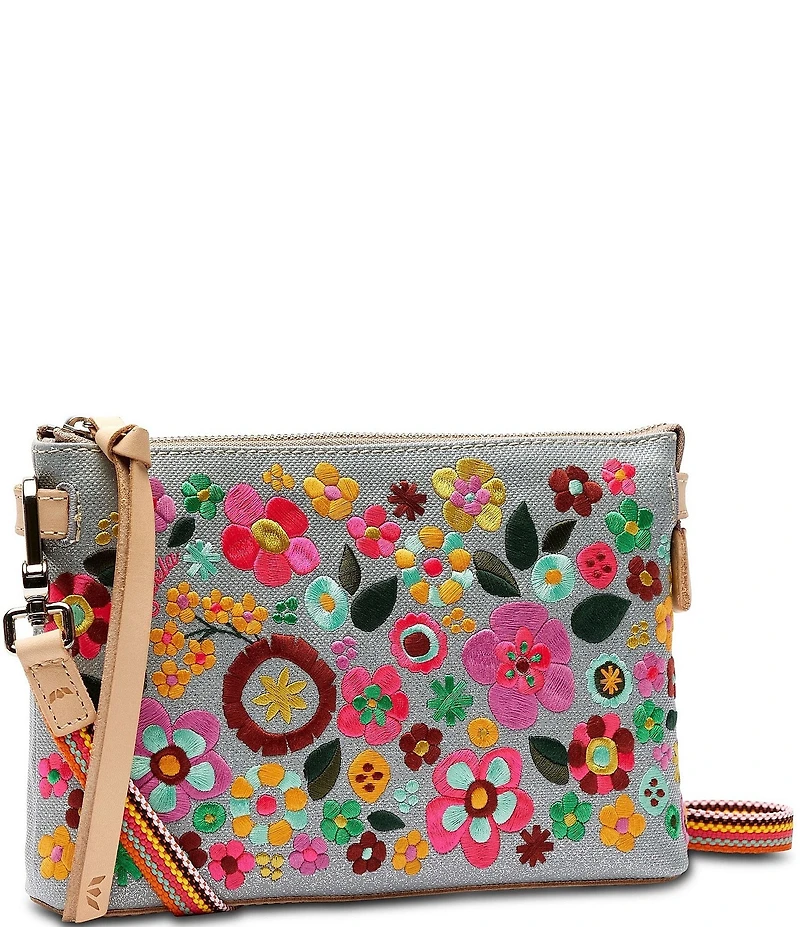 Consuela Tink Midtown Floral Embroidered Crossbody Bag