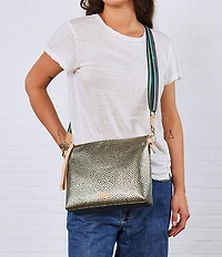 Consuela Tommy Downtown Metallic Textured Crossbody Bag