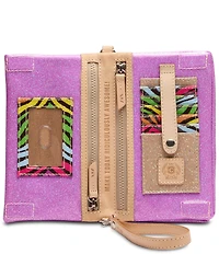 Consuela Twy Uptown Glitter Crossbody Wallet Wristlet