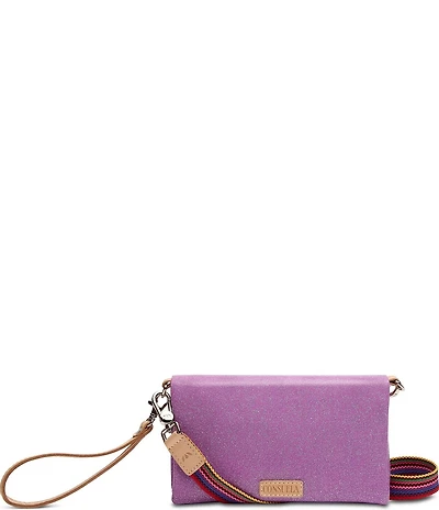Consuela Twy Uptown Glitter Crossbody Wallet Wristlet
