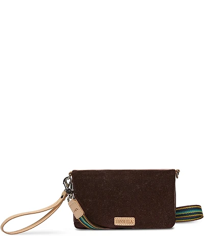 Consuela Uptown Glitter Crossbody Wristlet