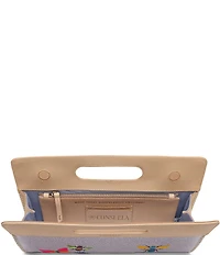 Consuela Wallace Embroidered Insects Iridescent Super Clutch