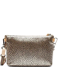 Consuela Wesley Metallic Pebbled Midtown Crossbody Bag