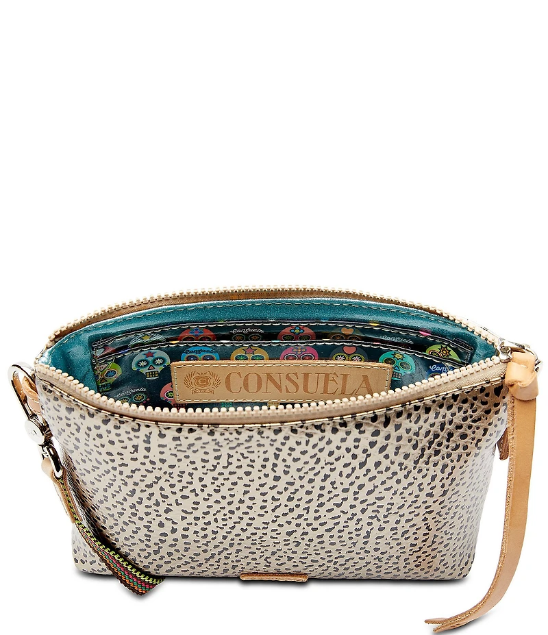 Consuela Wesley Metallic Pebbled Midtown Crossbody Bag