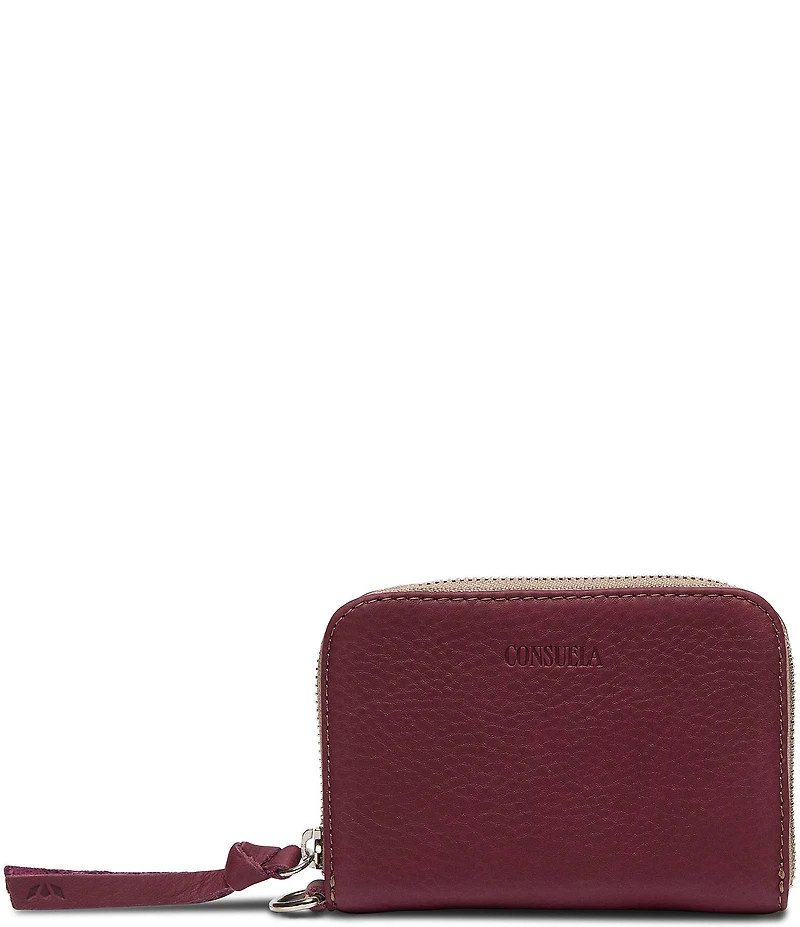 Consuela Zippy Leather Accordian Bifold Wallet