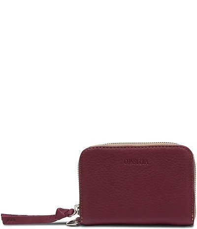 Consuela Zippy Leather Accordian Bifold Wallet