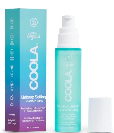 Coola Makeup Setting Spray Organic Sunscreen SPF 30