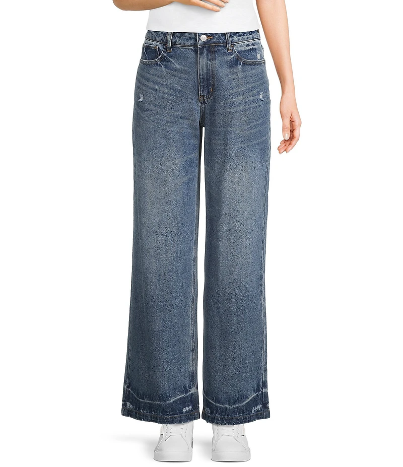 Copper Key 5 Pocket Wide Leg Jeans