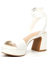 Copper Key Adore Leather Platform Sandals