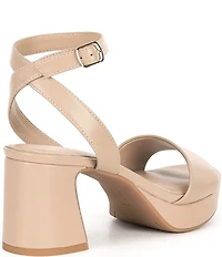 Copper Key Adore Leather Platform Sandals