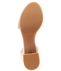 Copper Key Adore Metallic Leather Platform Dress Sandals