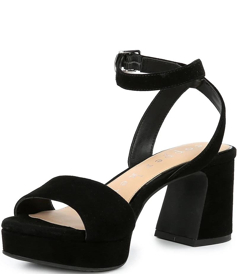 Copper Key Adore Suede Platform Sandals
