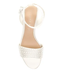 Copper Key Adore Pearl Embellished Platform Sandals