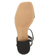 Copper Key Aurora Leather Block Heel Sandals