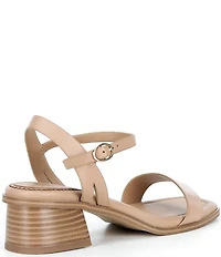 Copper Key Aurora Leather Block Heel Sandals
