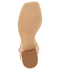Copper Key Aurora Leather Block Heel Sandals