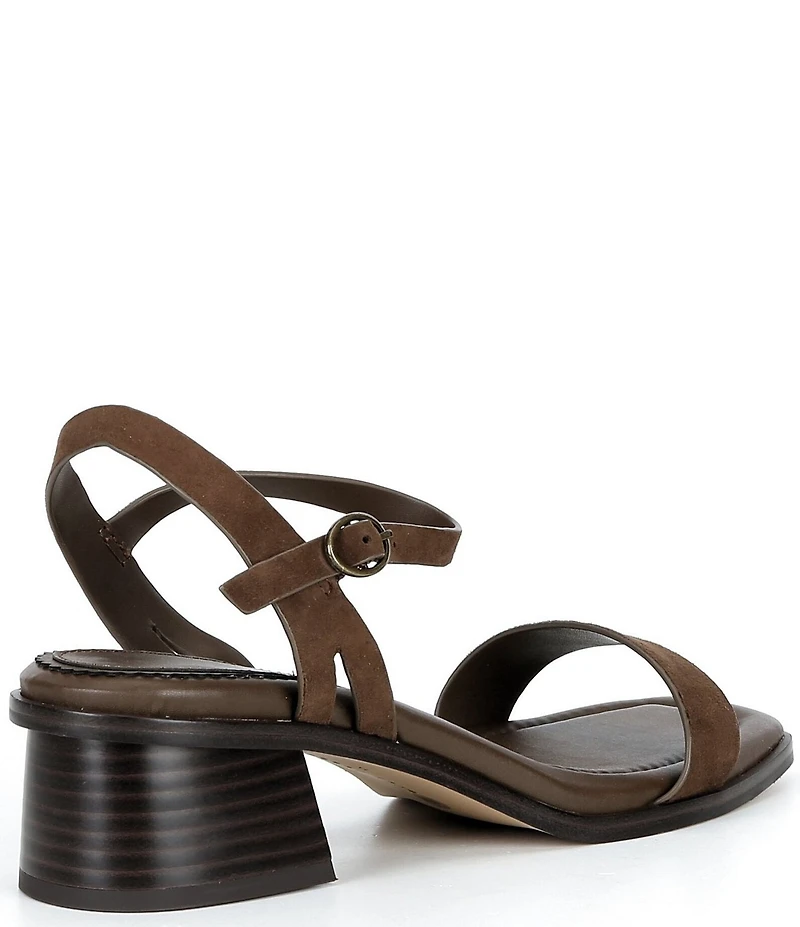 Copper Key Aurora Suede Block Heel Sandals