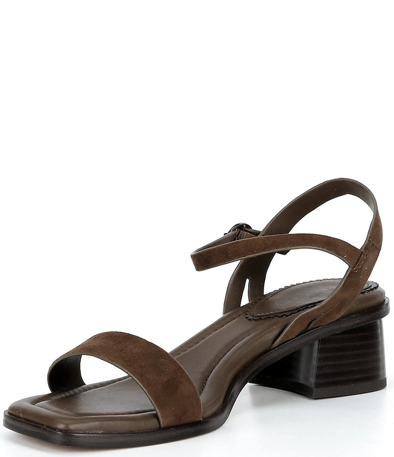 Copper Key Aurora Suede Block Heel Sandals