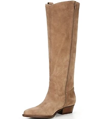 Copper Key Autumn Suede Western Tall Boots