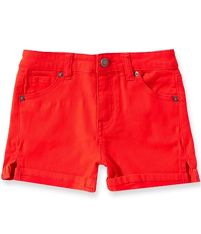 Copper Key Big Girls Americana Cuffed Denim Shorts