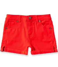 Copper Key Big Girls Americana Cuffed Denim Shorts