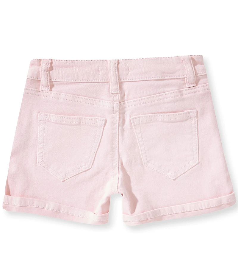 Copper Key Big Girls Americana Cuffed Denim Shorts