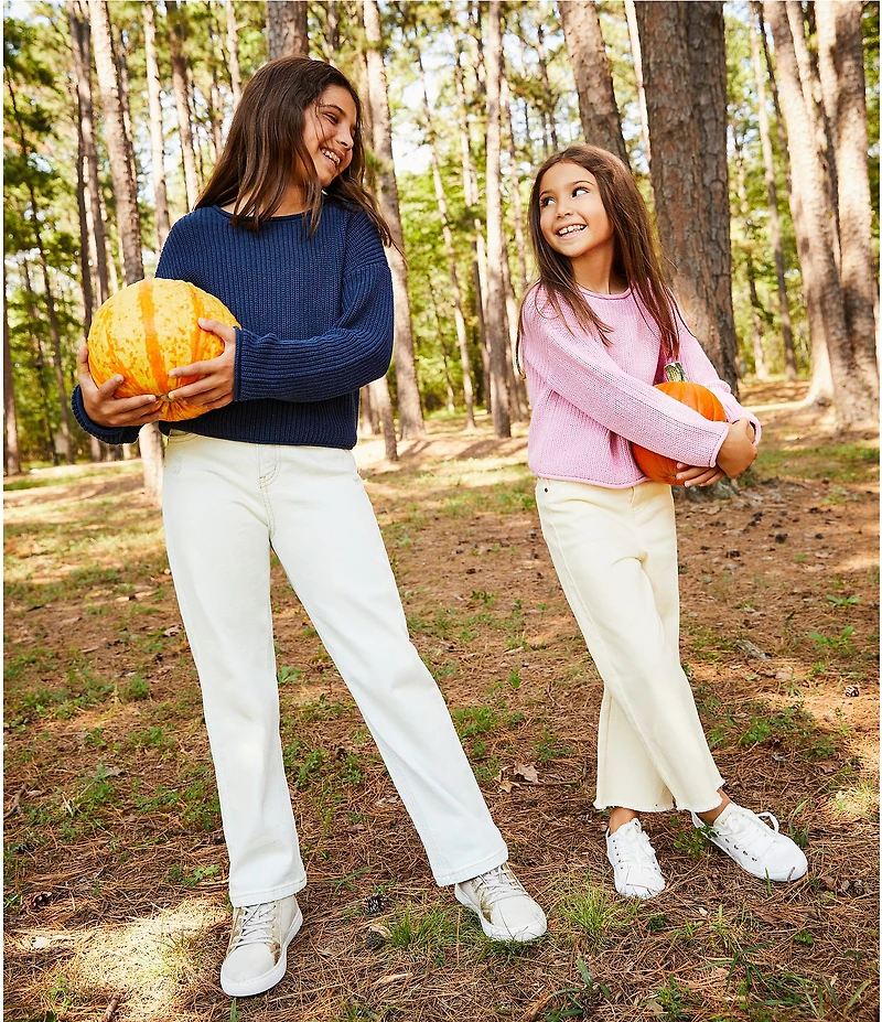 Copper Key Big Girls Jersey Roll Neck Sweater