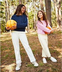 Copper Key Big Girls Jersey Roll Neck Sweater