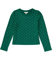 Copper Key Big Girls 7-16 Bling Long Sleeve Top