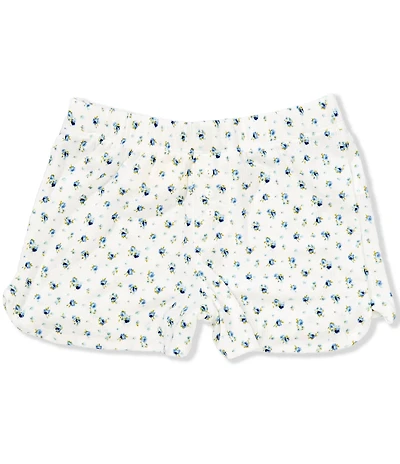 Copper Key Big Girls Ditsy Floral Pointelle Shorts