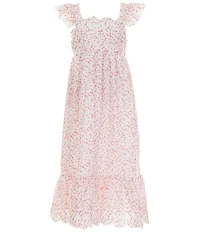 Copper Key Big Girls Eyelet Floral Midi Dress