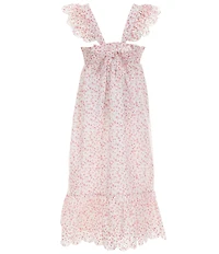 Copper Key Big Girls Eyelet Floral Midi Dress